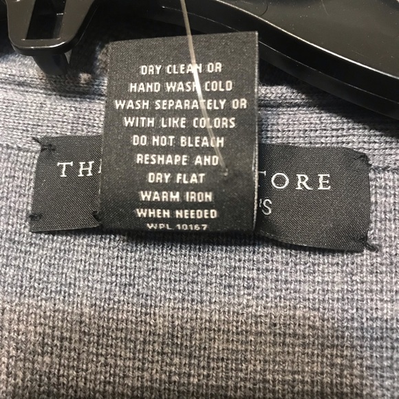 The Men's Store at Bloomingdale's Merino Wool Vest - 100% Gray Medium Large - Picture 3 of 4